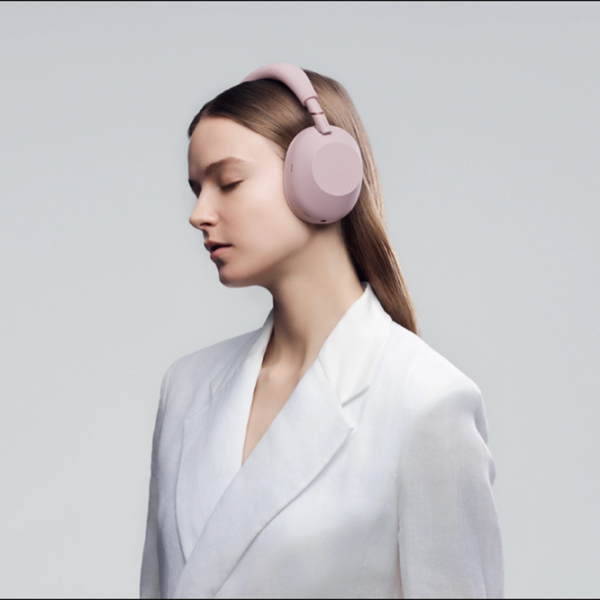 Căști Sony WH-1000XM6P Sand Pink photo 3