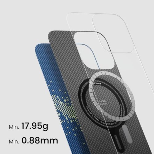 Husă pentru smartphone iPhone 16 MagSafe Back / PC / Blue photo 2