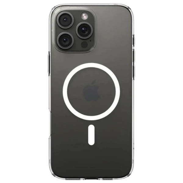 Husă pentru smartphone iPhone 16 Pro Max MagSafe Back / TPU / Transparent photo 1