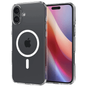 photo Husă pentru smartphone iPhone 16 Plus MagSafe Back / TPU / Transparent