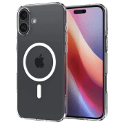 photo Husă pentru smartphone iPhone 16 MagSafe Back / TPU / Transparent