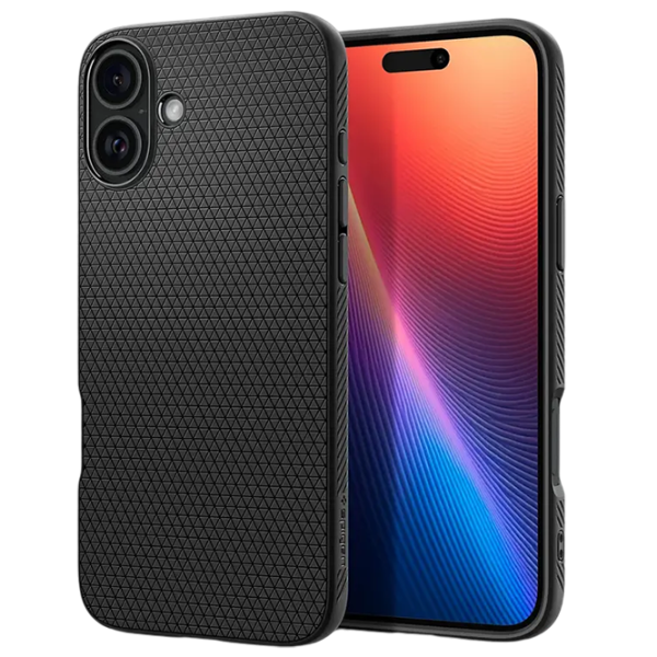 Husă pentru smartphone iPhone 16 Back / TPU / Black Matt photo 1