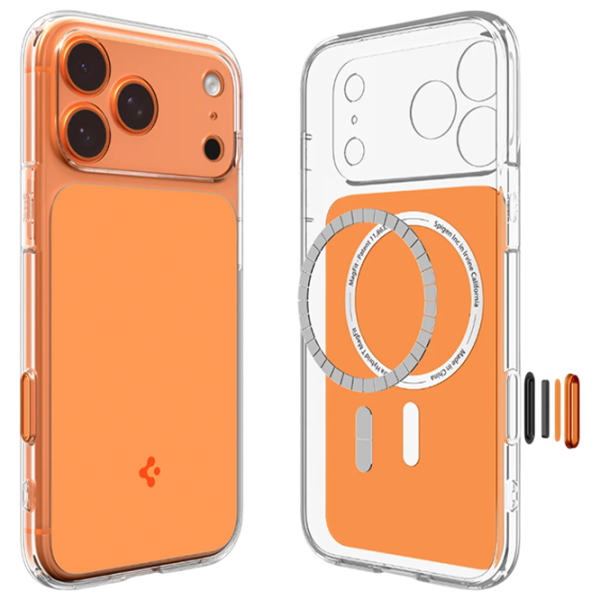 Husă pentru smartphone iPhone 17 Pro Max MagSafe Back / TPU / Orange photo 2