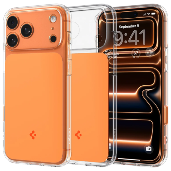 Husă pentru smartphone iPhone 17 Pro Max MagSafe Back / TPU / Orange photo 3