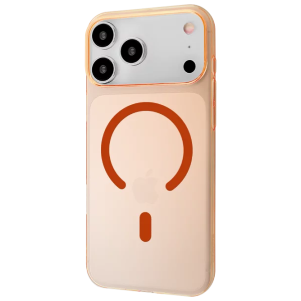 Husă pentru smartphone iPhone 17 Pro Max MagSafe Back / TPU / Orange photo 1