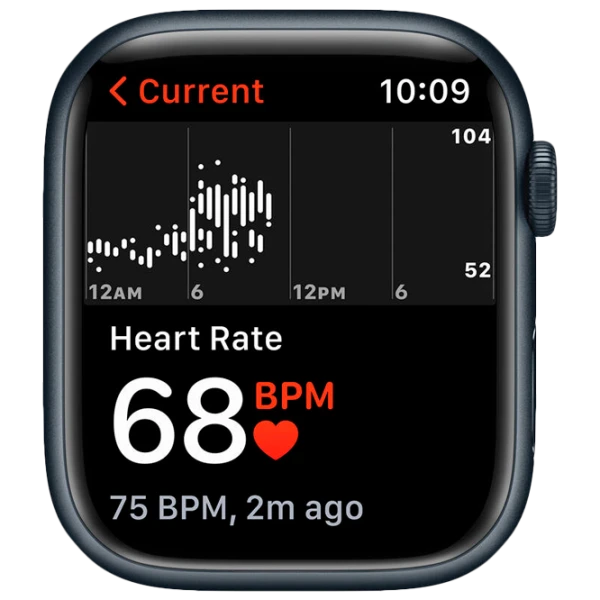 Apple Watch Series 7 45 mm Black/ Midnight Sport photo 5