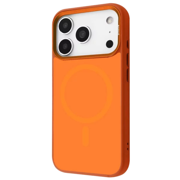Husă pentru smartphone iPhone 17 Pro Max MagSafe Back / TPU / Orange photo 1