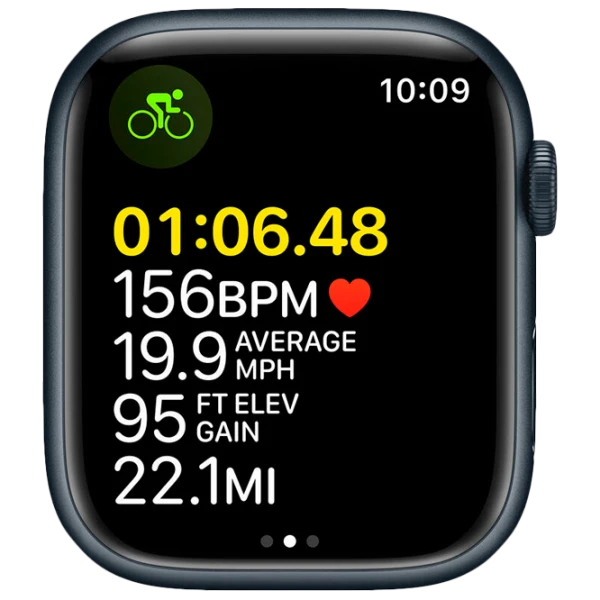 Apple Watch Series 7 45 mm Black/ Midnight Sport photo 6