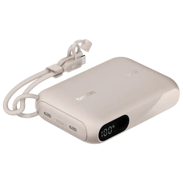 Power Bank Belkin BoostCharge Dual 10000 mAh / 20 W / Sand photo 1