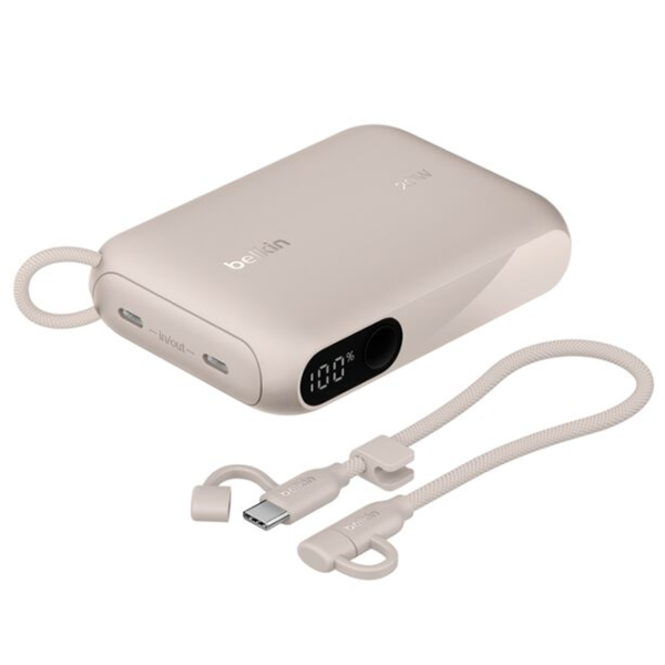 Power Bank Belkin BoostCharge Dual 10000 mAh / 20 W / Sand photo 3