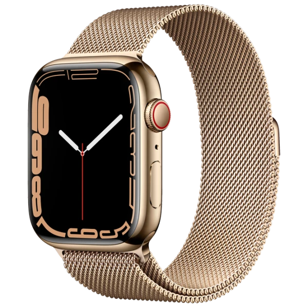 Apple Watch Series 7 45 mm Gold/ Gold Milanese Loop photo 1