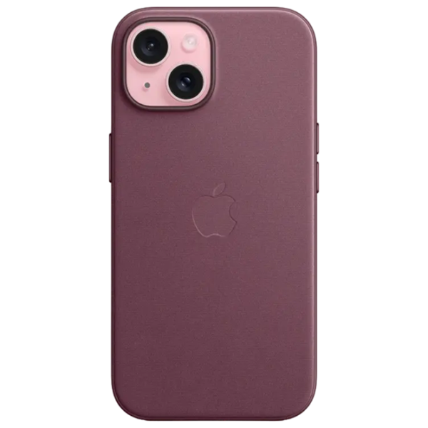 Husă pentru smartphone iPhone 15 MagSafe Back / Poliester / Mulberry photo 1