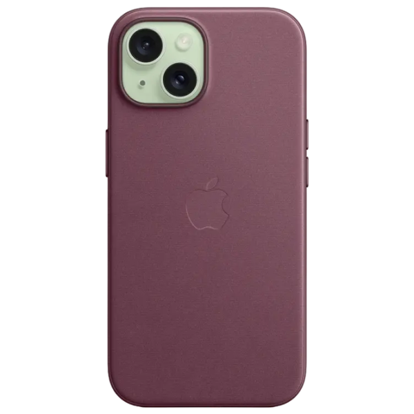 Husă pentru smartphone iPhone 15 MagSafe Back / Poliester / Mulberry photo 2