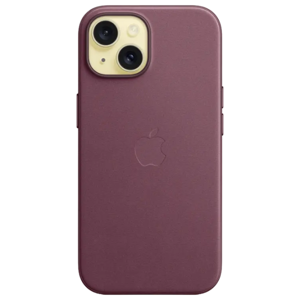 Husă pentru smartphone iPhone 15 MagSafe Back / Poliester / Mulberry photo 3
