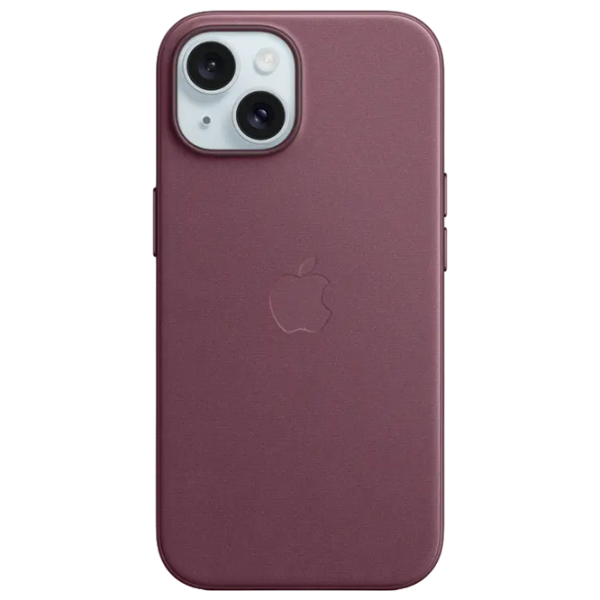 Husă pentru smartphone iPhone 15 MagSafe Back / Poliester / Mulberry photo 4
