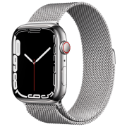 photo Apple Watch Series 7 45 mm Silver/ Silver Milanese Loop