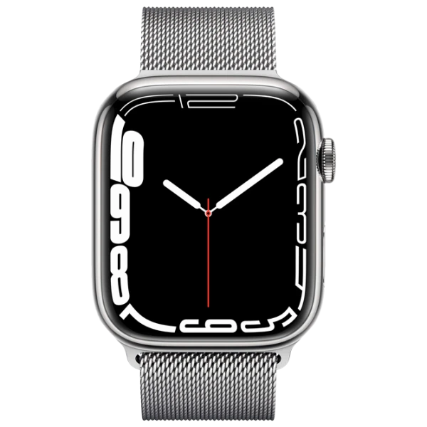 Apple Watch Series 7 45 mm Silver/ Silver Milanese Loop photo 5