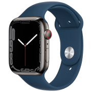 photo Apple Watch Series 7 45 mm Graphite/ Abyss Blue Sport