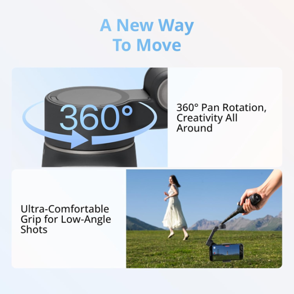 Stabilizator DJI Osmo Mobile 8 Standard Combo Black photo 4