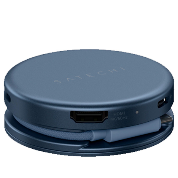 Multiport Adapter Satechi OntheGo 5-in-1 USB Type-C / Indigo Blue photo 4