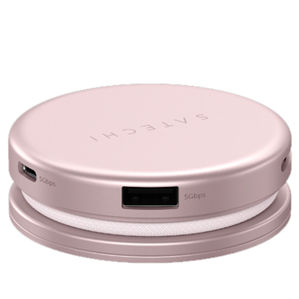 Multiport Adapter Satechi OntheGo 5-in-1 USB Type-C / Blush photo 2