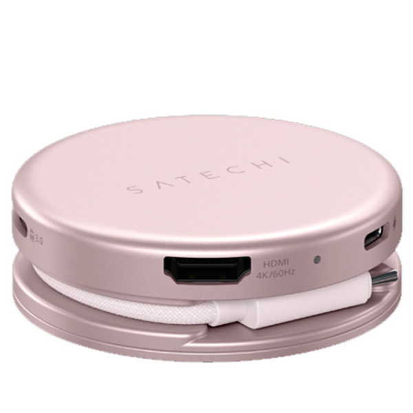 Multiport Adapter Satechi OntheGo 5-in-1 USB Type-C / Blush photo 5