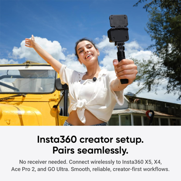 Microfon Insta360 Mic Air (1 TX + 1 RX) Black photo 5