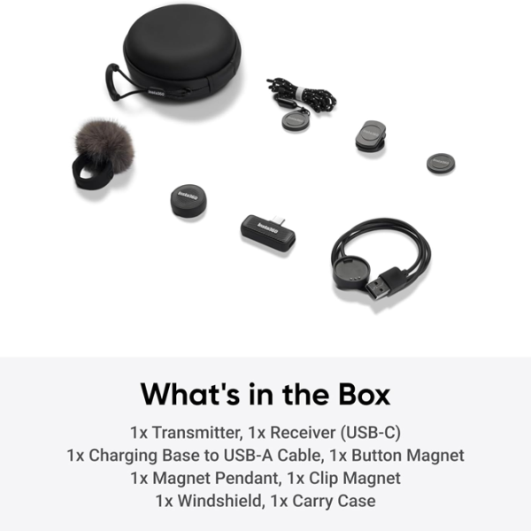 Microfon Insta360 Mic Air (1 TX + 1 RX) Black photo 10