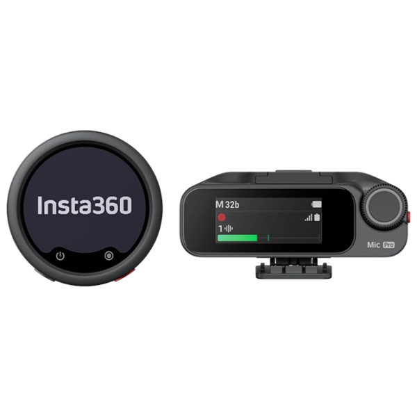 Microfon Insta360 Mic Pro (1 TX + 1 RX) Black photo 1
