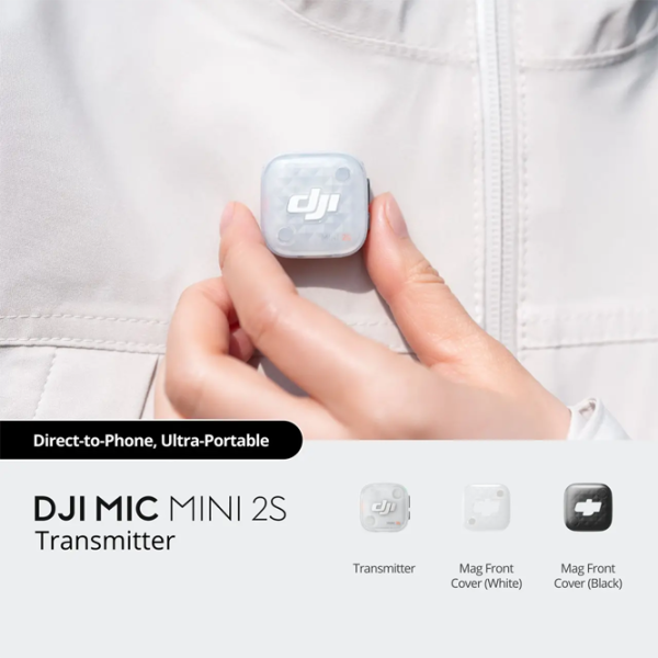 Transmițător DJI Mic Mini 2S Transmitter Black photo 8
