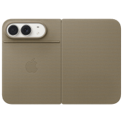 photo Husă pentru smartphone iPhone DUO Book Cover / Țesătură / Taupe