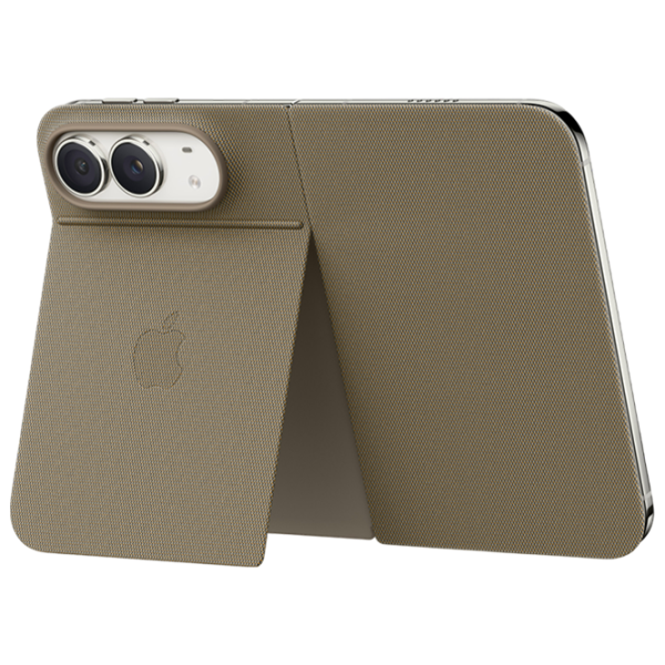 Husă pentru smartphone iPhone DUO Book Cover / Țesătură / Taupe photo 3