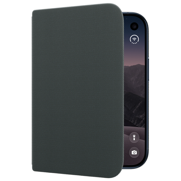 Husă pentru smartphone iPhone DUO Book Cover / Țesătură / Blue photo 5