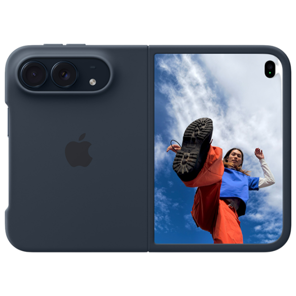 Husă pentru smartphone iPhone DUO Book Cover / Silicon / Blue photo 1