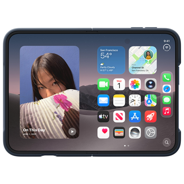Husă pentru smartphone iPhone DUO Book Cover / Silicon / Blue photo 3