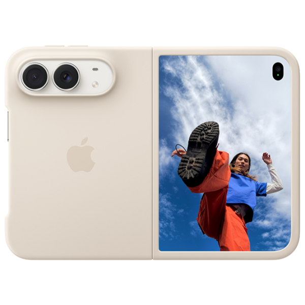 Husă pentru smartphone iPhone DUO Book Cover / Silicon / Sand photo 1