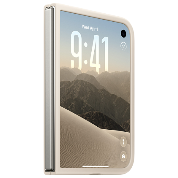 Husă pentru smartphone iPhone DUO Book Cover / Silicon / Sand photo 5
