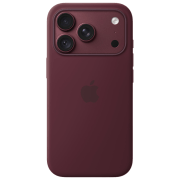 photo Husă pentru smartphone iPhone 18 Pro MagSafe Back / Silicon / Burgundy