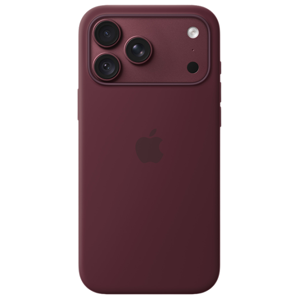 Husă pentru smartphone iPhone 18 Pro Max MagSafe Back / Silicon / Burgundy photo 1