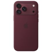photo Husă pentru smartphone iPhone 18 Pro Max MagSafe Back / Silicon / Burgundy