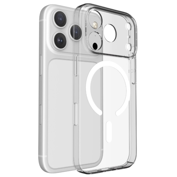 Husă pentru smartphone iPhone 18 Pro Max MagSafe Back / TPU / Transparent photo 1