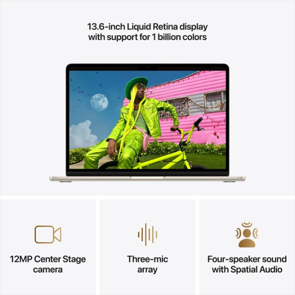 Apple MacBook Air 13.6 2026 13.6" M5 16 GB 512 GB Starlight photo 6