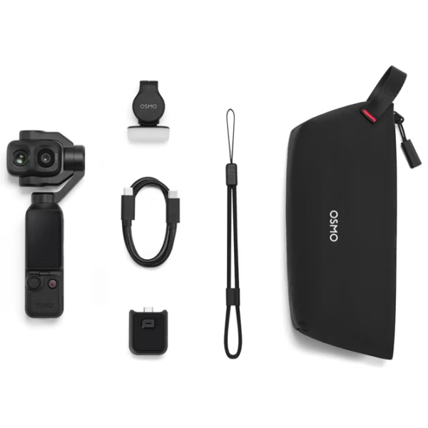 Cameră action DJI Osmo Pocket 4P Standard Combo 37 MP Black photo 3