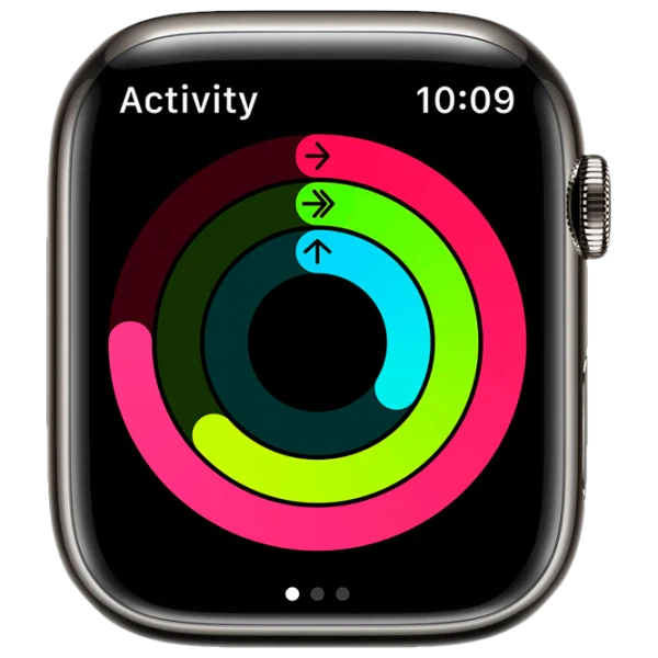 Apple Watch Series 7 41 mm Graphite/ Graphite Milanese Loop photo 8