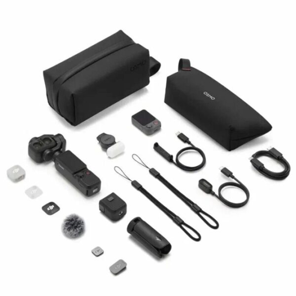 Cameră action DJI Osmo Pocket 4P Vlog Combo Classic 37 MP Black photo 7