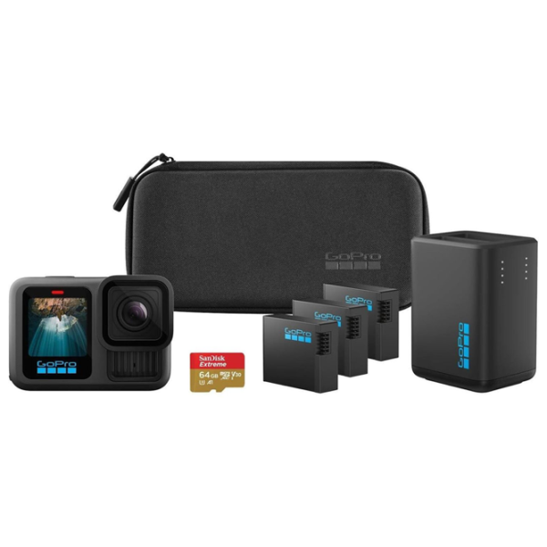 Cameră action GoPro HERO 13 Extended Power Bundle 27.6 MP Black photo 2