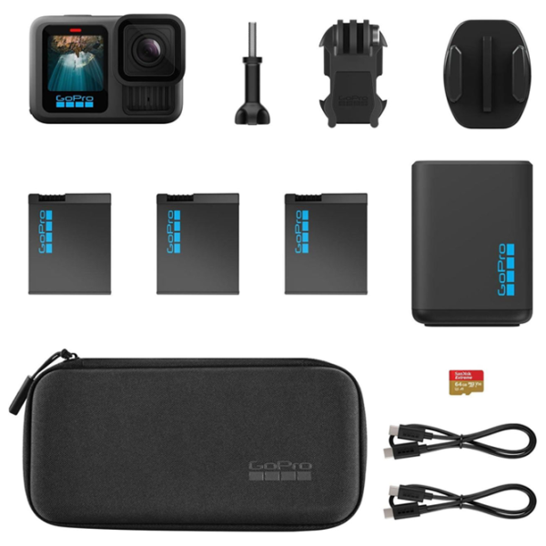 Cameră action GoPro HERO 13 Extended Power Bundle 27.6 MP Black photo 6