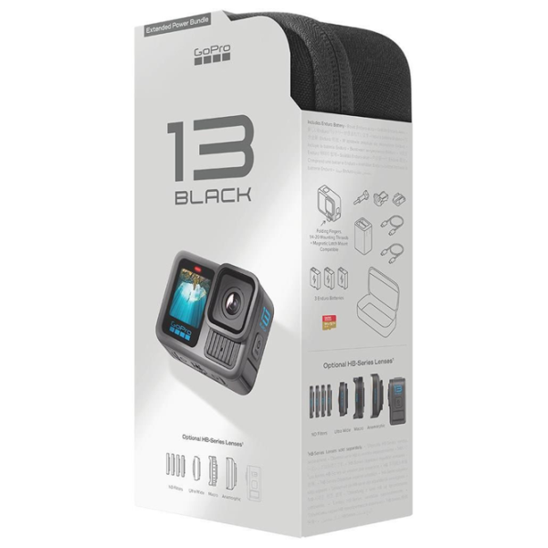 Cameră action GoPro HERO 13 Extended Power Bundle 27.6 MP Black photo 7
