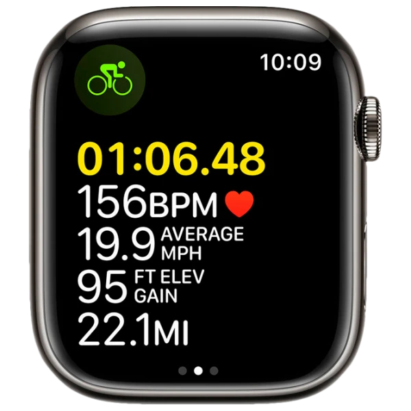 Apple Watch Series 7 41 mm Graphite/ Abyss Blue Sport photo 7