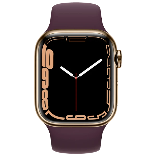 Apple Watch Series 7 41 mm Gold/ Dark Cherry Sport photo 2